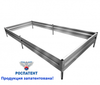 Ограждение для грядки, цинк, высота 20см